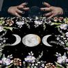 Deluxe Velvets Zodiacs Tarots Cloth Astrology Oracles Board Game Card Mats for Card Enthusiasts