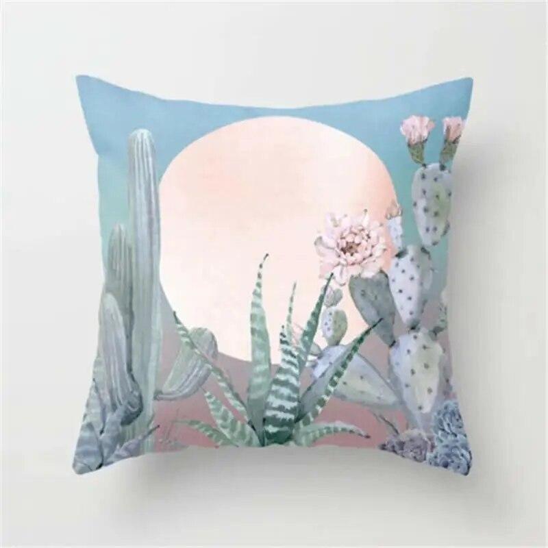 Classic Floral Unique Pillowcase Sofa Bed Home Decor Throw Cotton Car Chair Beautiful Linen Delicate