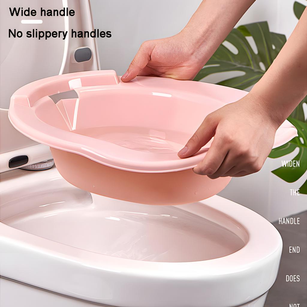1 pieza Bidé, Lavabo para Baño para Lavar las Nalgas, Asiento de Inodoro sin Sentadilla, Lavabo de Inodoro para Confinamiento Postparto para Mujeres Embarazadas
