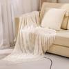 American Style Knitted Jacquard Sofa Nap Blanket