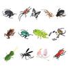 Beetle Figurines Simulation Insect Models Lawn Fence Insect Ornaments for Garden Home Decoration