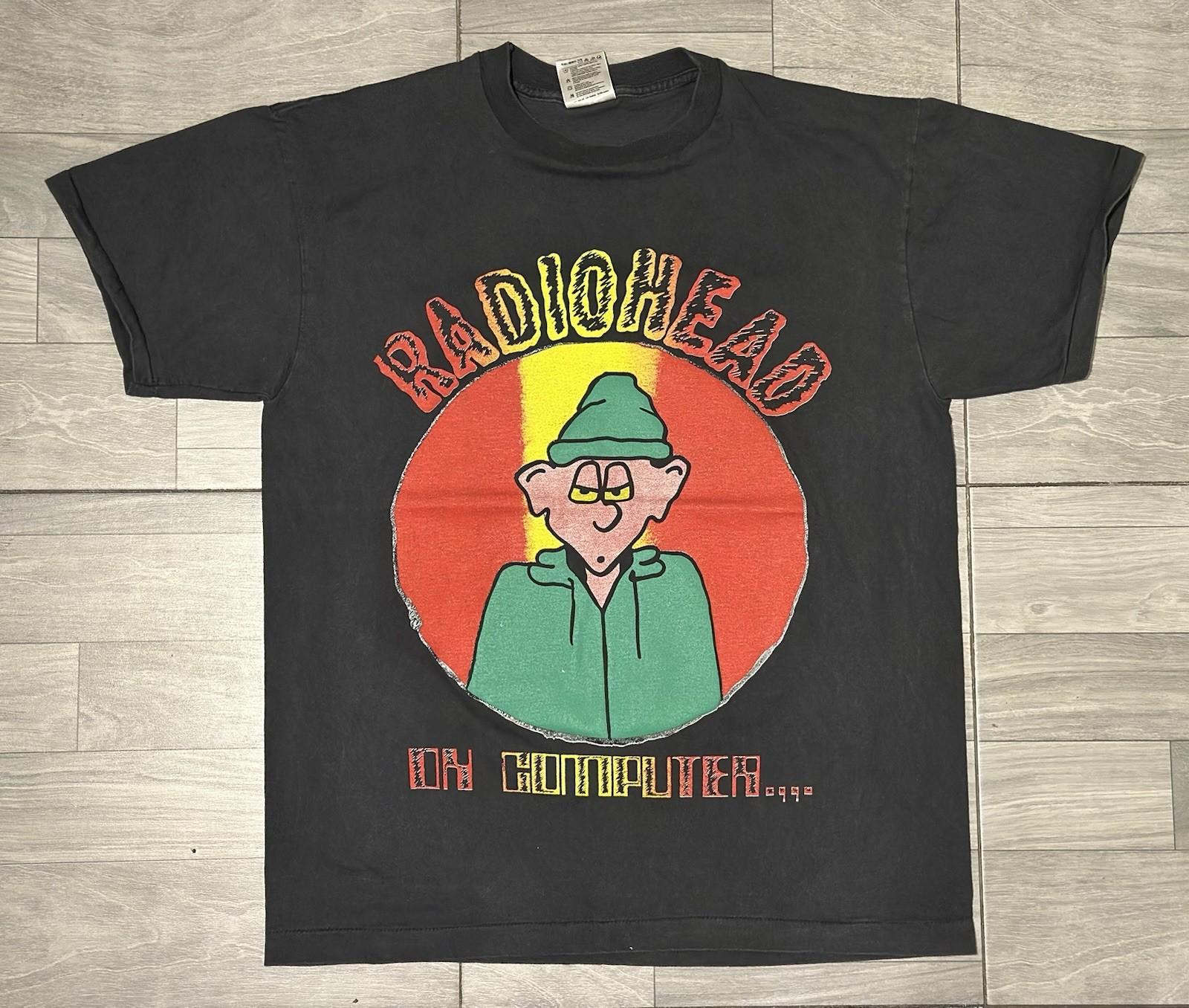 RADIOHEAD vintage 1997 OK COMPUTER t shirt PARANOID ANDROID Unisex T-Shirt M