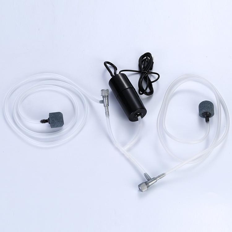 Adjustable Aquarium Oxygen Air Pump Fish Tank USB Silent Air Compressor Aerator Portable Mini Small Oxygenator Aquarium Accessories 5V 1W