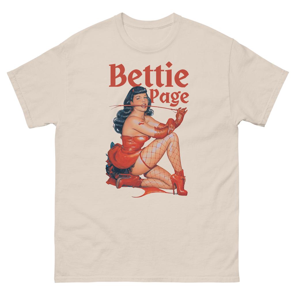 Bettie Page T-Shirt | Pin-Up Girl Graphic Tee | Vintage Style Retro Shirt