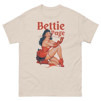 Bettie Page T-Shirt | Pin-Up Girl Graphic Tee | Vintage Style Retro Shirt
