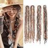 2pcs Ethnic Hair Bohemian Tibetan Hairpiece Handmade Clips In Hair Extensions  Daily