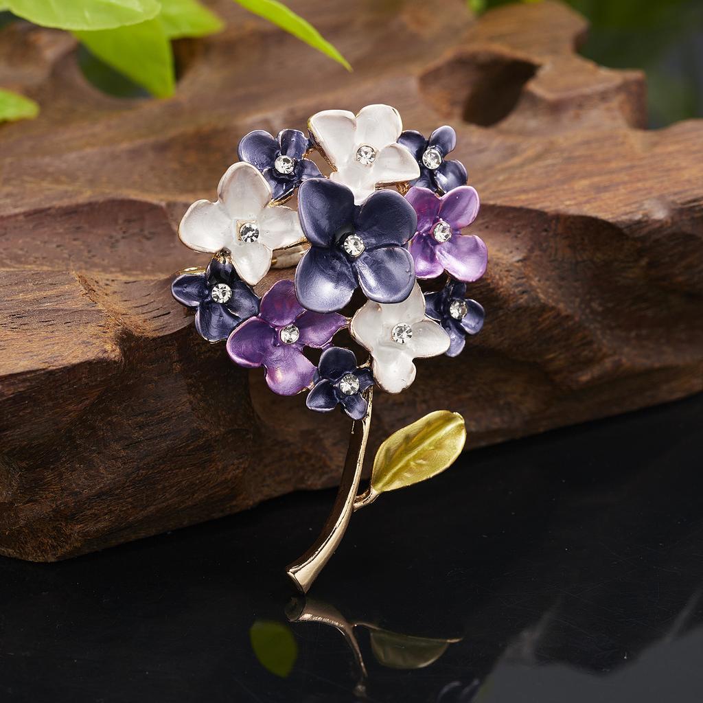 Luxuriöse Brosche mit Rosenblüte aus vollen Strasssteinen für Damen, elegante Tulpen-Korsage mit Imitationsperlen, Anstecknadeln, Hochzeitsparty-Schmuck, Geschenk