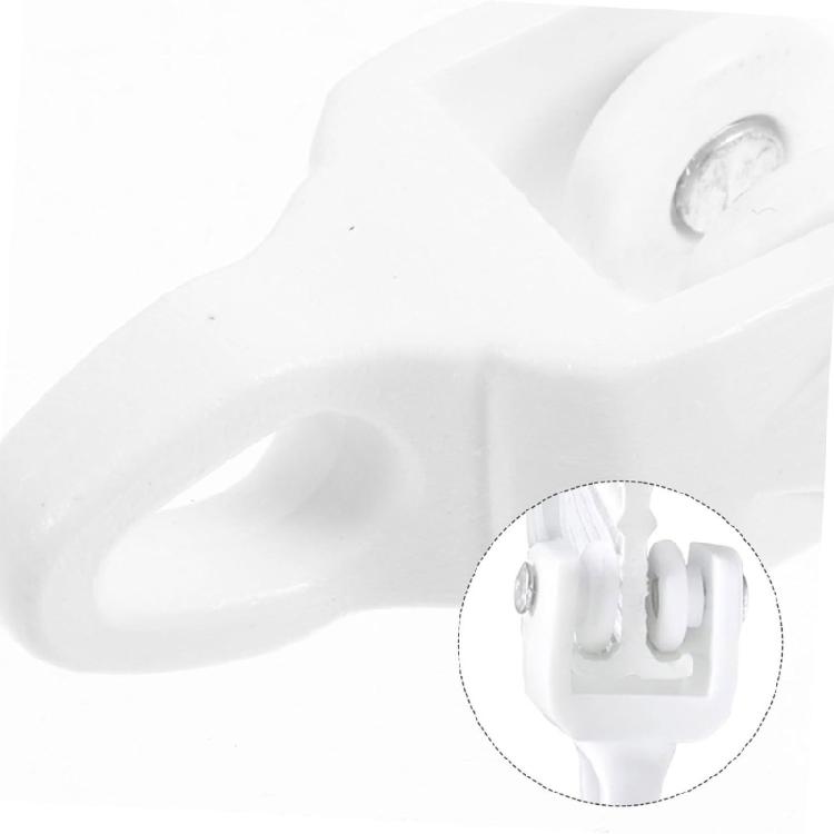 30 Pezzi Rulli Silenziosi Perline in PVC Scivoli Ganci Pulegge per Binario Tenda Installazione Facile per Binari Tende