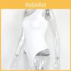 European Style Bodysuit With Asymmetric Design For Summer Party Wear Women