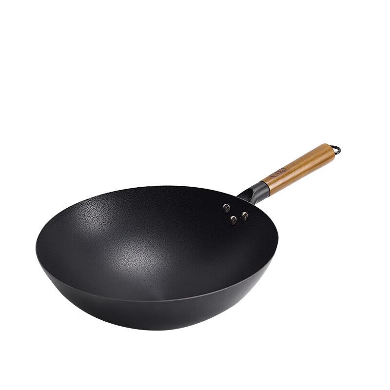 Zhang Xiaoquan 32cm Refined Iron Round Bottom Wok