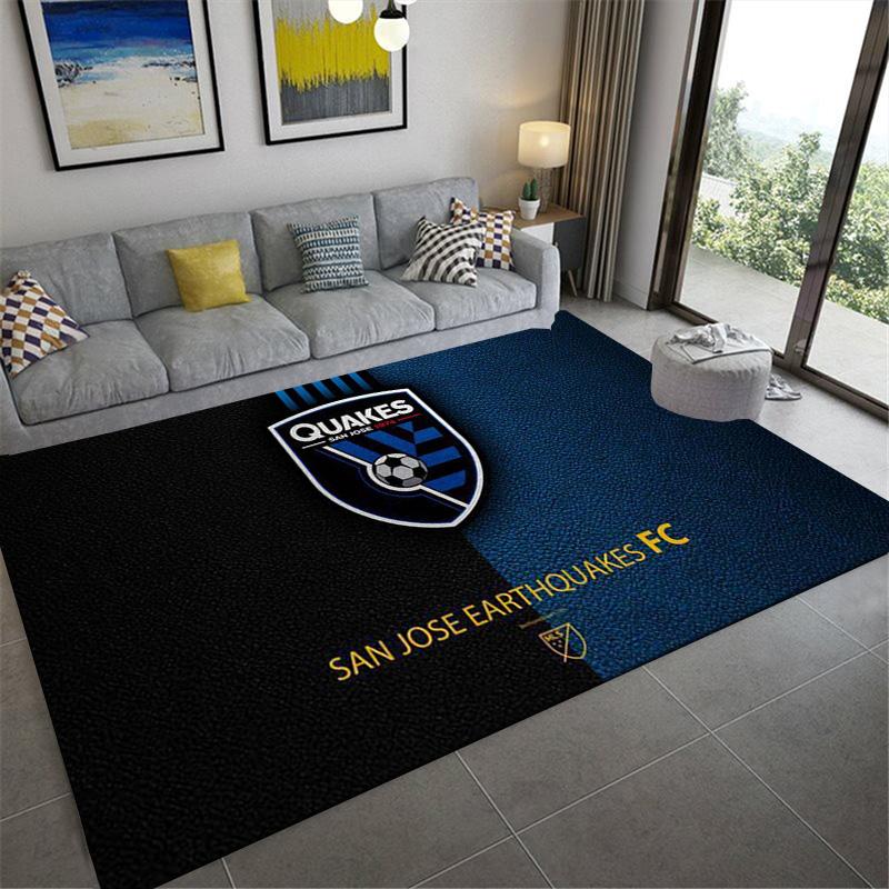 San Jose Earthquakes Carpet Rug for Living Room Bedroom Home Sofa Decoration,Kids Play Non-slip Floor Mat