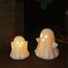 Friendly Ceramic Ghosty Statue Halloween Decoration Handmade Sculpture For Home Decoration