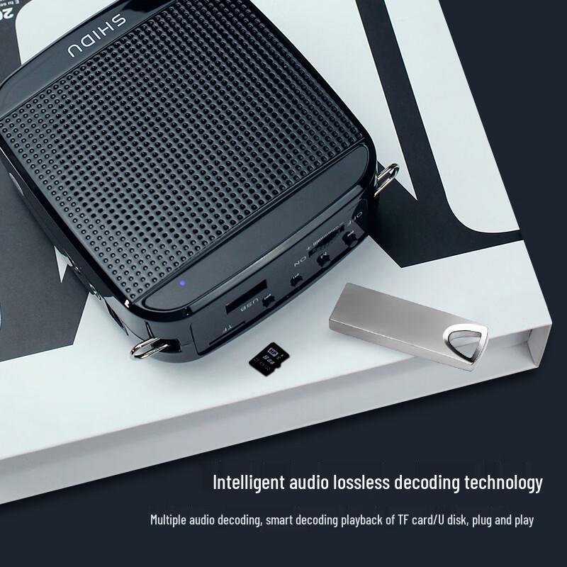 

Shidu S613 Portable Wireless Voice Amplifier with Headset Mic CN plug (adapter included)