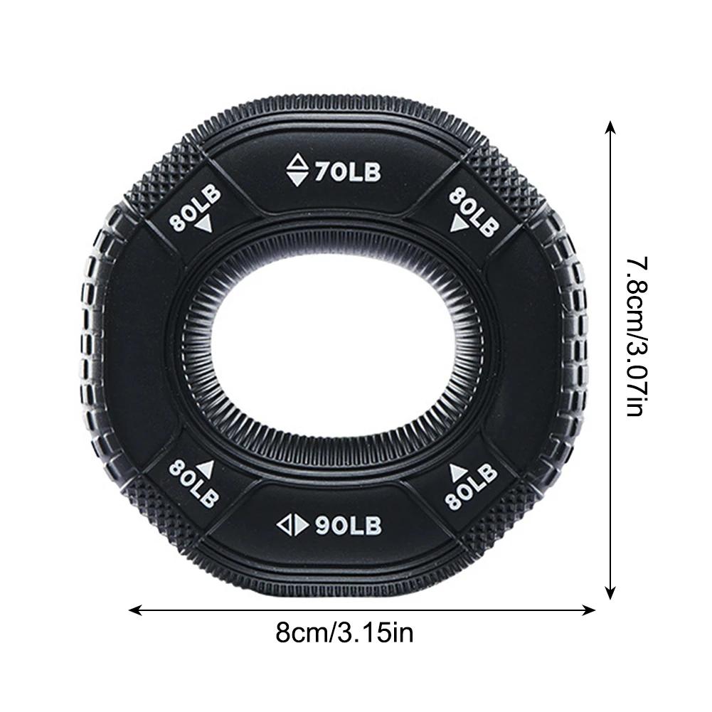 Silicone Rings Hand Grip Strengthener Finger Forearms Exercise Grip Trainer for Hand and Wrist Muscle Trainer Stress Relief