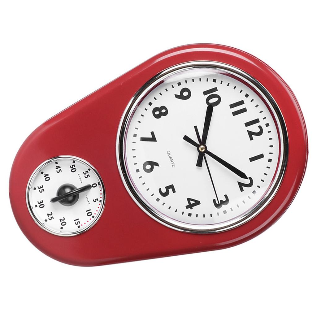 Vintage Wall Big Watch Hanging Clock Home Kitchen Timer