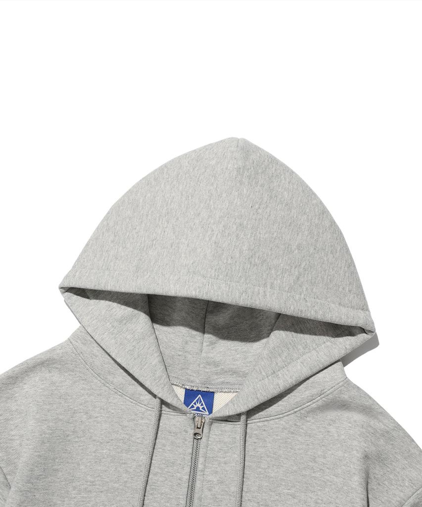 Istkunst Logo&Smiley Hood Zip Up_Grey(Ik2Efmm480A)