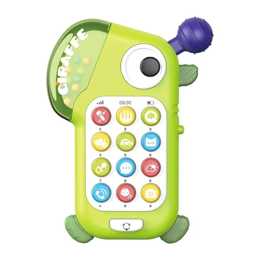 Plastics Baby Simulation Phone Toy with Teether Cartoon Giraffe Simulation Phone  Kindergarten