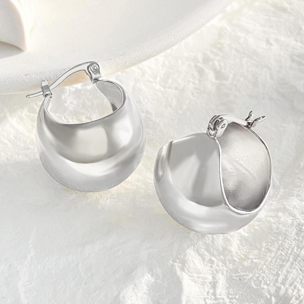 Teardrop Stud Earrings: Versatile European & American Fashion for Women