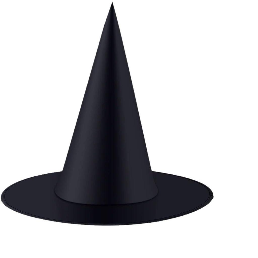 Black Oxford Cloth Wizard Witch Halloween Costume Hat