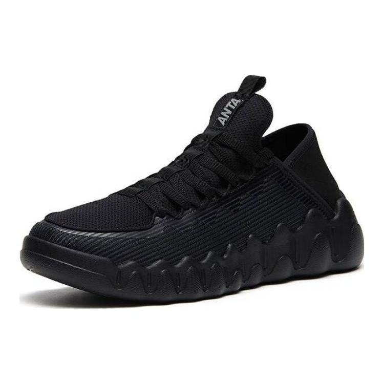 Anta Professional Amphibious Non-Slip Wear-Resistant Low-Top Outdoor Functional Shoes Men Shoes Black 112326602-1