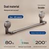 Retractable No-Drill Suction Cup Towel Rack for Bathroom and Toilet