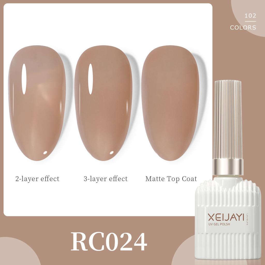 New Trendy 102 Colors of Long-lasting Gel Nail Polish for Women, Suitable for Professional Nail Salons.