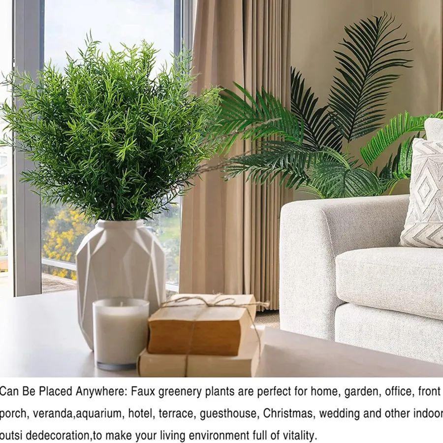 Artificial Plants Green Eucalyptus Outdoors Christmas Wreath Wedding Bridal Bouquet Home Balcony Bonsai Decoration DIY Hot Sales