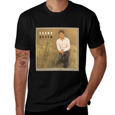 Clint Black Killin' Time T-Shirt Man T Shirt Summer T Shirts for Man Graphic Vintage Anime T Shirts Oversize T-Shirt