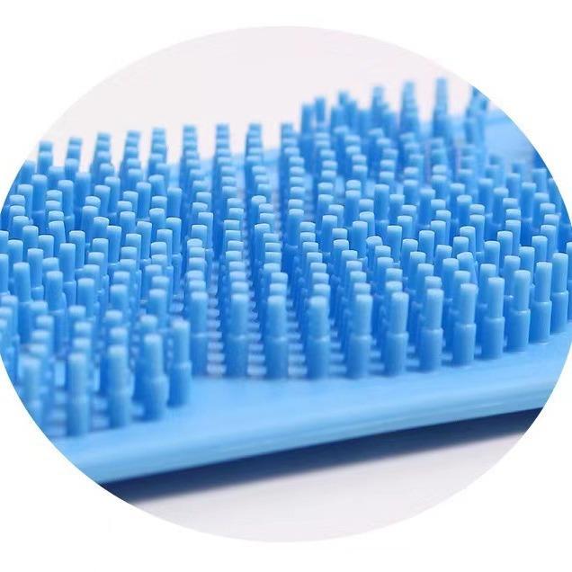 Silicone Bath Brush - Long, Dual-Sided, Gentle Exfoliation, Back Cleaning, Dead Skin Removal, Bathroom Must-Have
