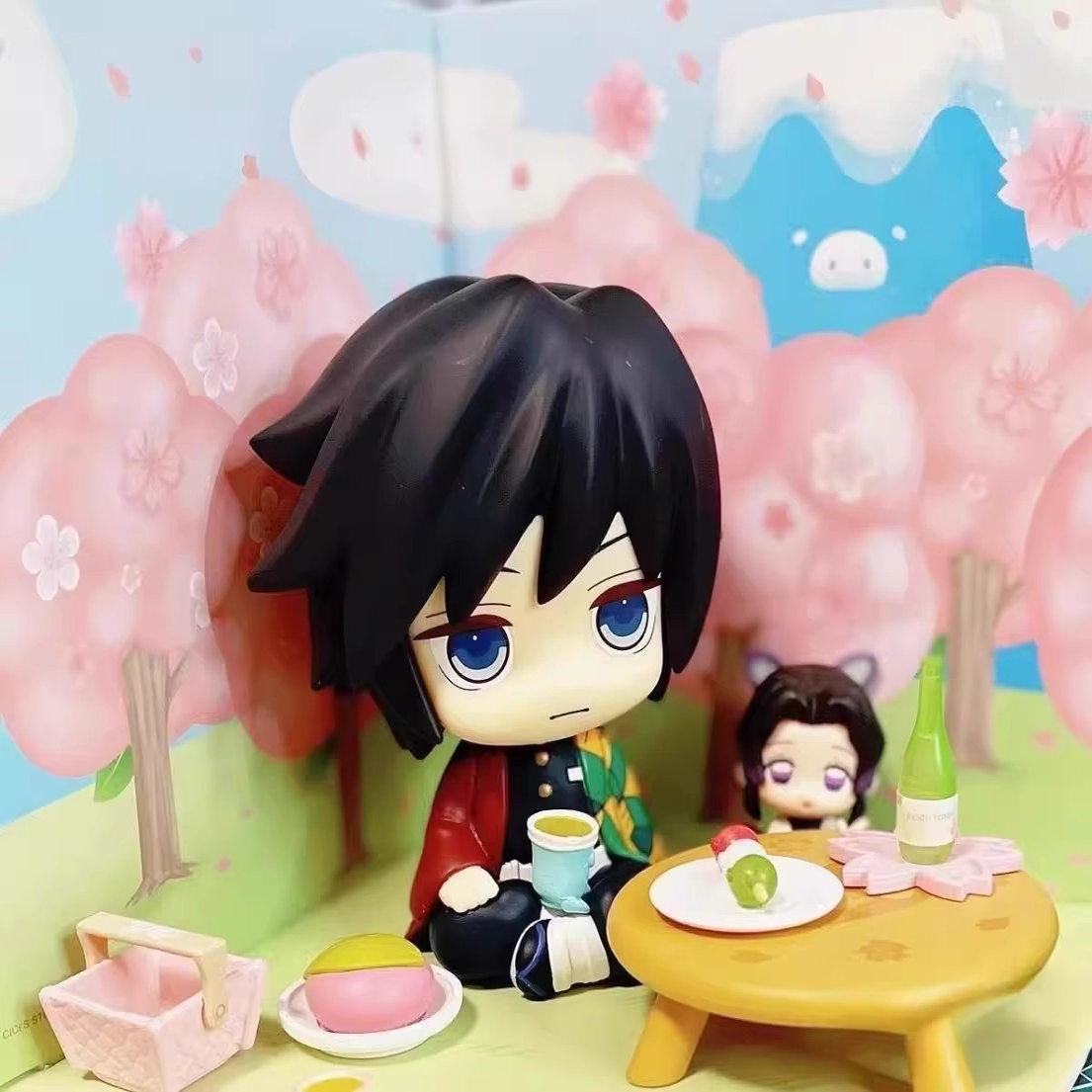 

Hot Sale Anime Peripheral Sitting Posture Fugang Series Cute Models Figurines Desktop Decorations Collection Toys Holiday Gifts replica