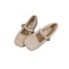 Fairy Foreign Style Fluffy Shoes Female Winter Wear French Evening Temperament Women Velvet Mary Jane Single Shoes Flat Cotton Shoes