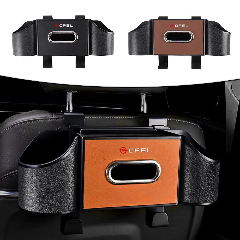 AAAYT1 Car Multi-function Seat Storage Box Water Cup Mobile Phone Holder Accessories For Opel Astra Insignia Mokka Zafira Car Valve Cap