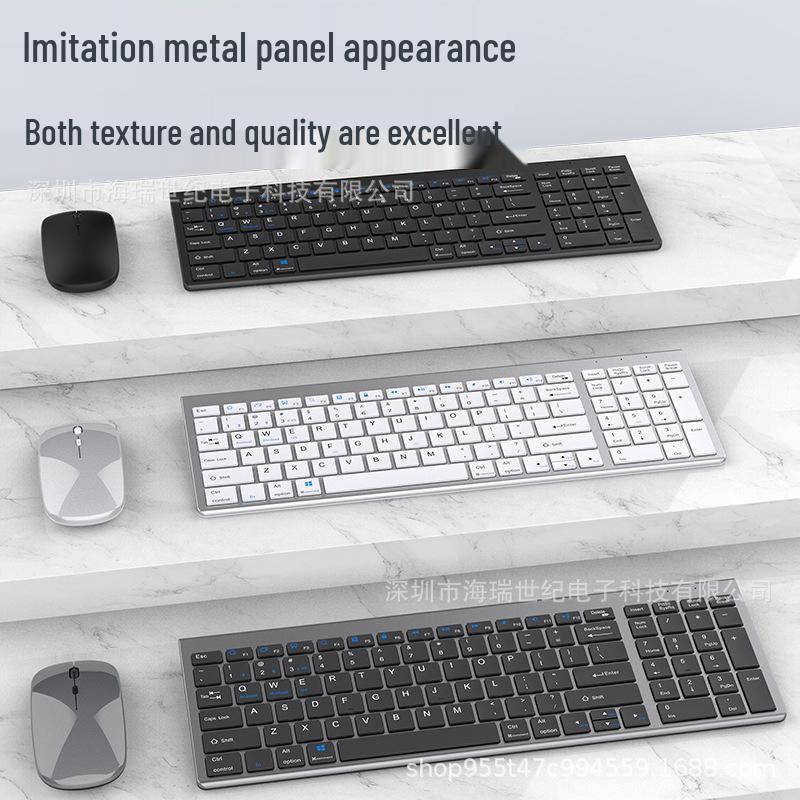 Dual-Modus Bluetooth Drahtloses Tastatur- und Maus-Set für Laptops und Desktops