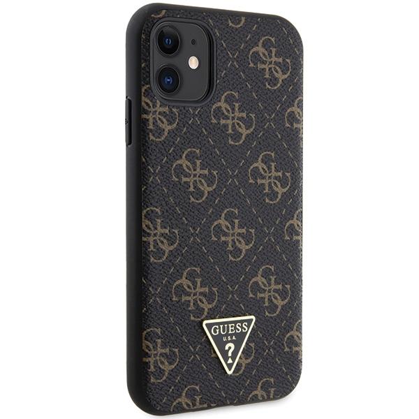 Guess Guhcn61Pg4Gpk Iphone 11 / Xr 6,1 Czarny/Black Hardcase 4G Triangle Metal Logo