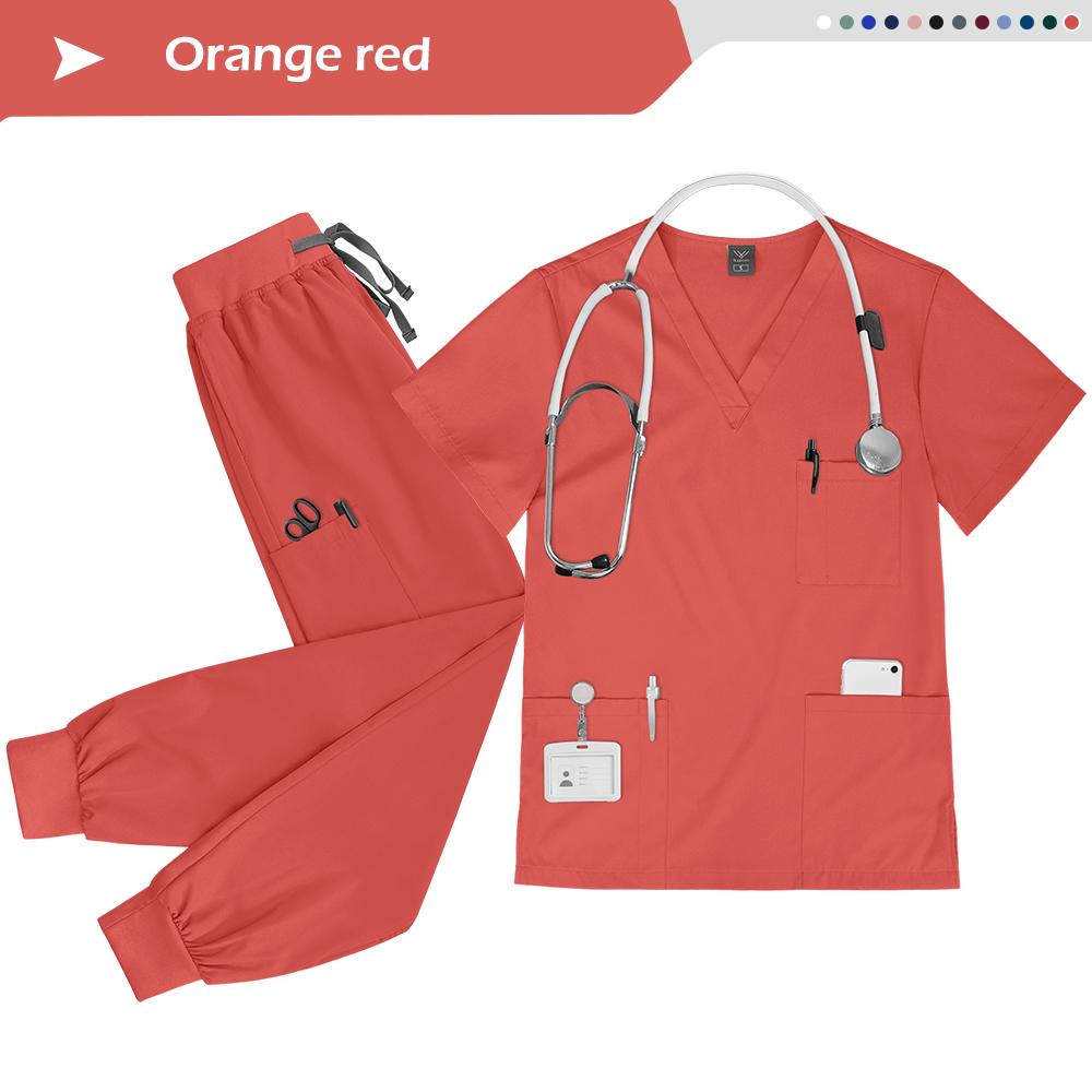 Nurse Uniform Set Doctor Nurses Dental Hospital Uniforms Joggers Pants Sets Beauty Spa Nursing Articles Scrub Workwear
