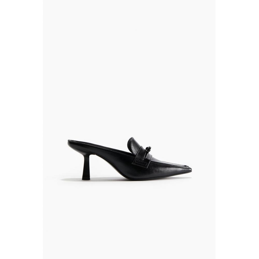 

Мюли HM на блочном каблуке, черные