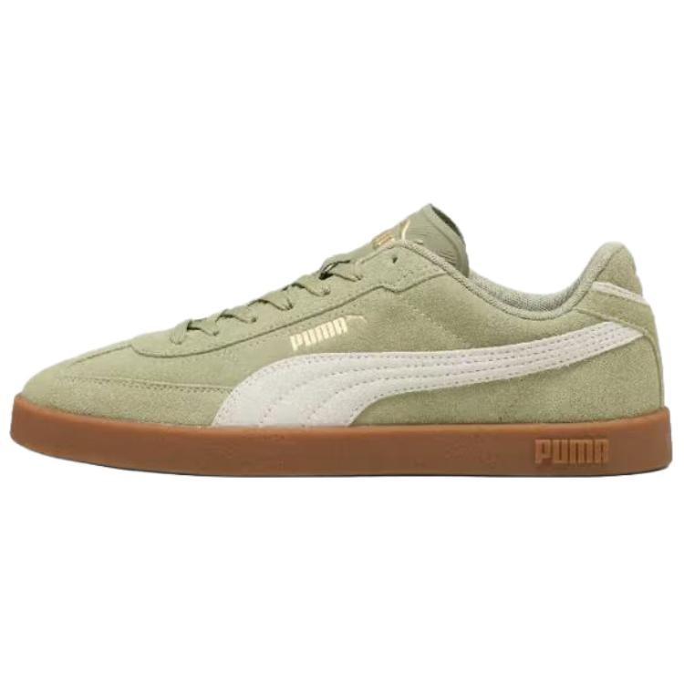 PUMA Club II Era Suede  Green Off White  Men s 400717-24 EU 35.5