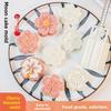 New Mid-Autumn Festival Mooncake Mold, Three-dimensional Cherry Blossom Hand-pressed Home Ice Skin Baking Mold