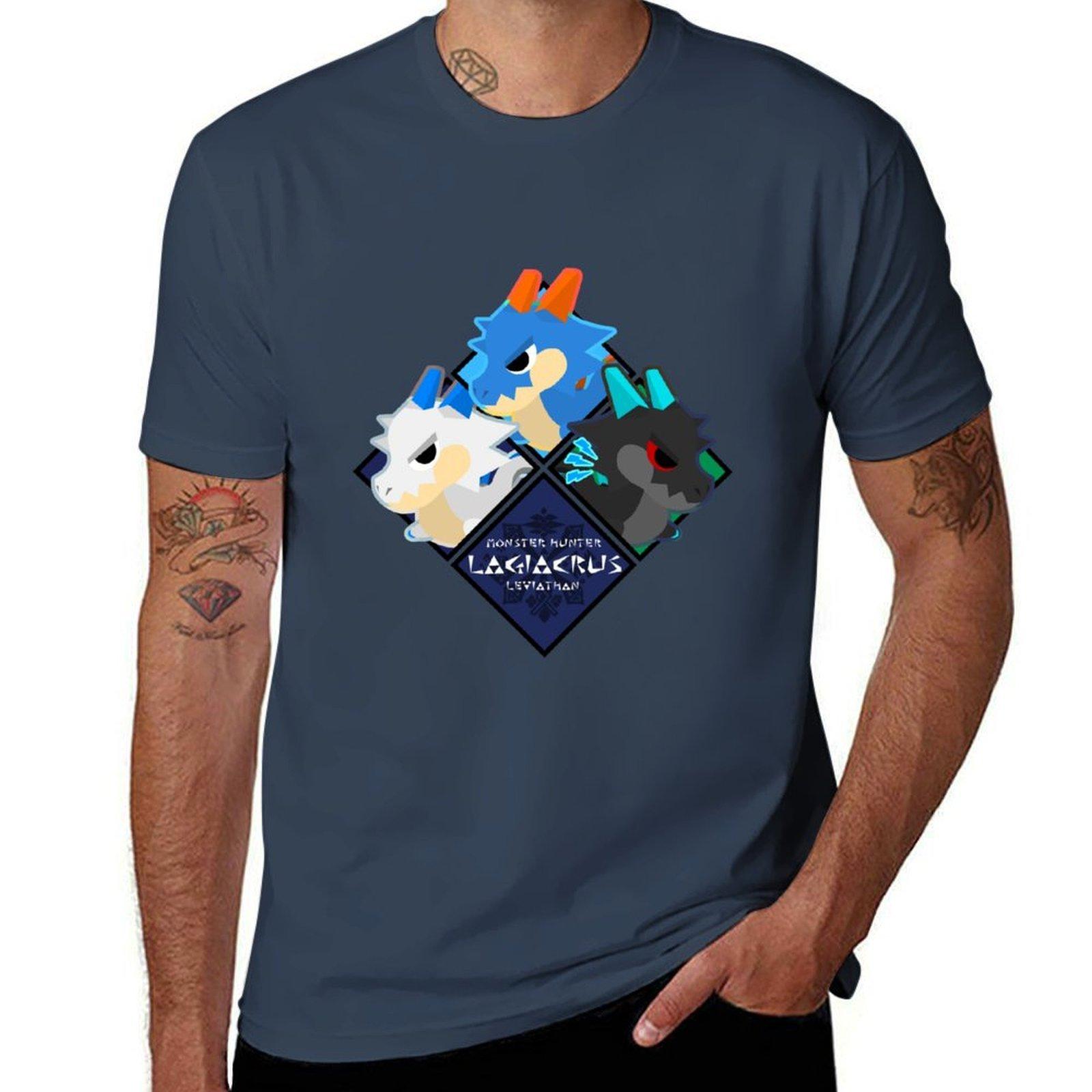 Lagiacrus Tiles TShirt Casual Lightweight Short Sleeve Top S