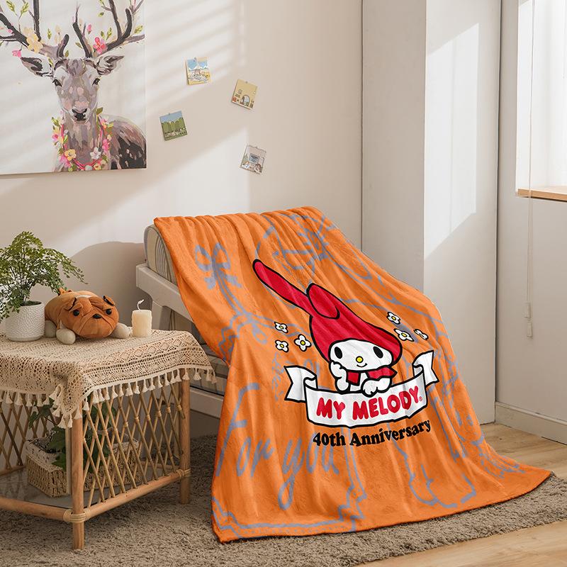 Kulomie Series Flannel Blanket 3D Printed Sofa Blanket Thickened Blanket