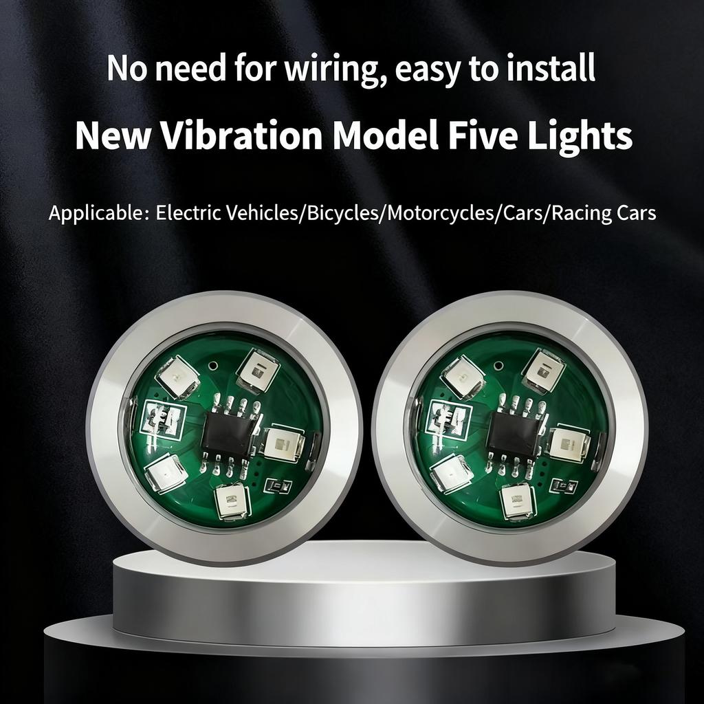 Vibration LED Strobe Light for Car Auto Motorcycle Drone Scooter Anti-collision Warning Lamp Flash Indicator Motorcycle Fog Lamp