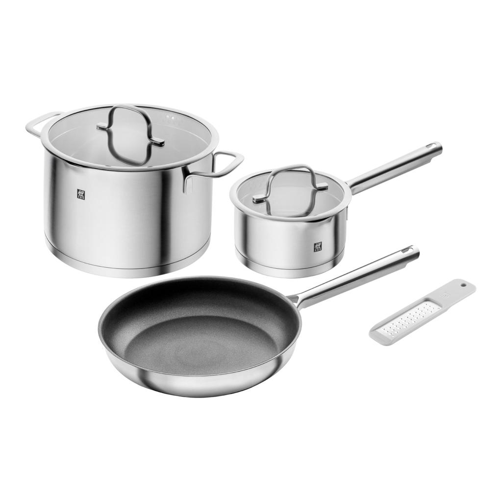 ZWILLING True Flow Pots and Frying Pans Set SST ZWILLING Henckels D2312 4-Pieces 18/10 J.A.
