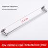 No-Drill Stainless Steel Wall-Mount Towel Bar for Bathrooms