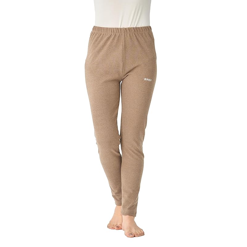 

[Hokaron] ladies leggings Was it warm Brushed LL-3L brown 1 piece