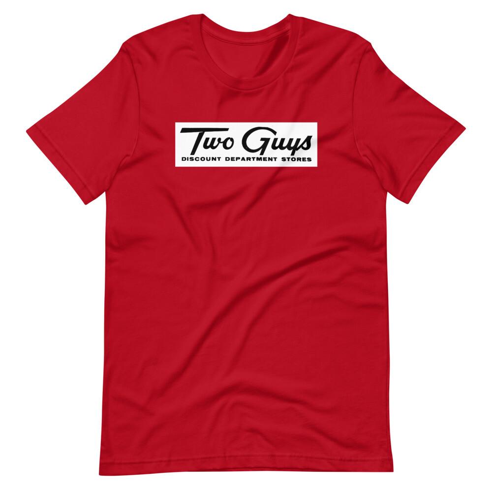 TWO GUYS Discount Department Stores Tee Shirt Short-Sleeve Unisex T-Shirt Unisex T-Shirt XXXL