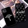Luxury Fashion J-Joop For IPhone 15 16 Pro Max 11 12 13 14 XS XR X Plus 16E Matte Translucent Phone Cover