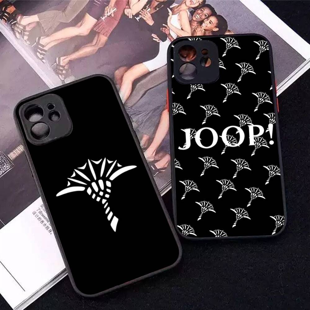 Luxury Fashion J-Joop For IPhone 15 16 Pro Max 11 12 13 14 XS XR X Plus 16E Matte Translucent Phone Cover