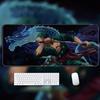 One Piece Leather Mouse Pad  Oversized Small Office Gaming Keyboard Pad Desk Pad Bristle Bracelet  Monkey D. Luffy  Roronoa Zoro  Decorative Desk Mat
