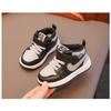 Boys' mid-top sneakers Spring and Autumn new children's shadow gray single shoes children's baby board shoes girls' shoes