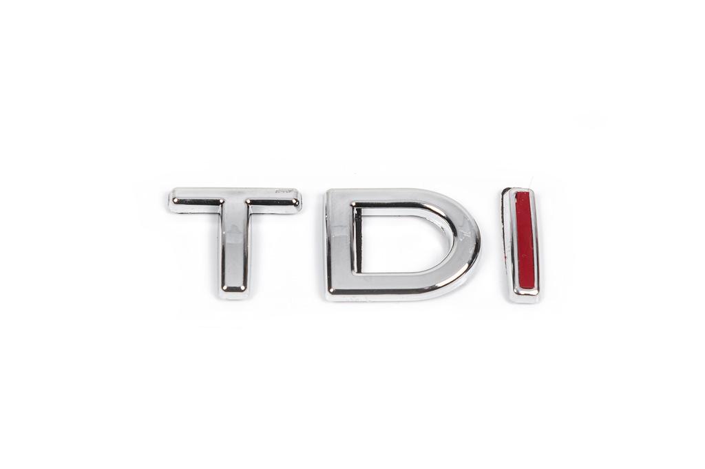 

Надпись TDI (под оригинал) TD - хром, I - красная для Volkswagen Jetta 2006-2011 гг